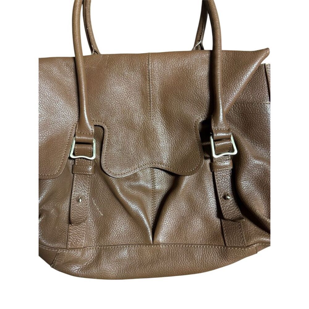 Radley London Large Brown Leather Shoulder Bag Women's Handbag - Picture 5 of 16
